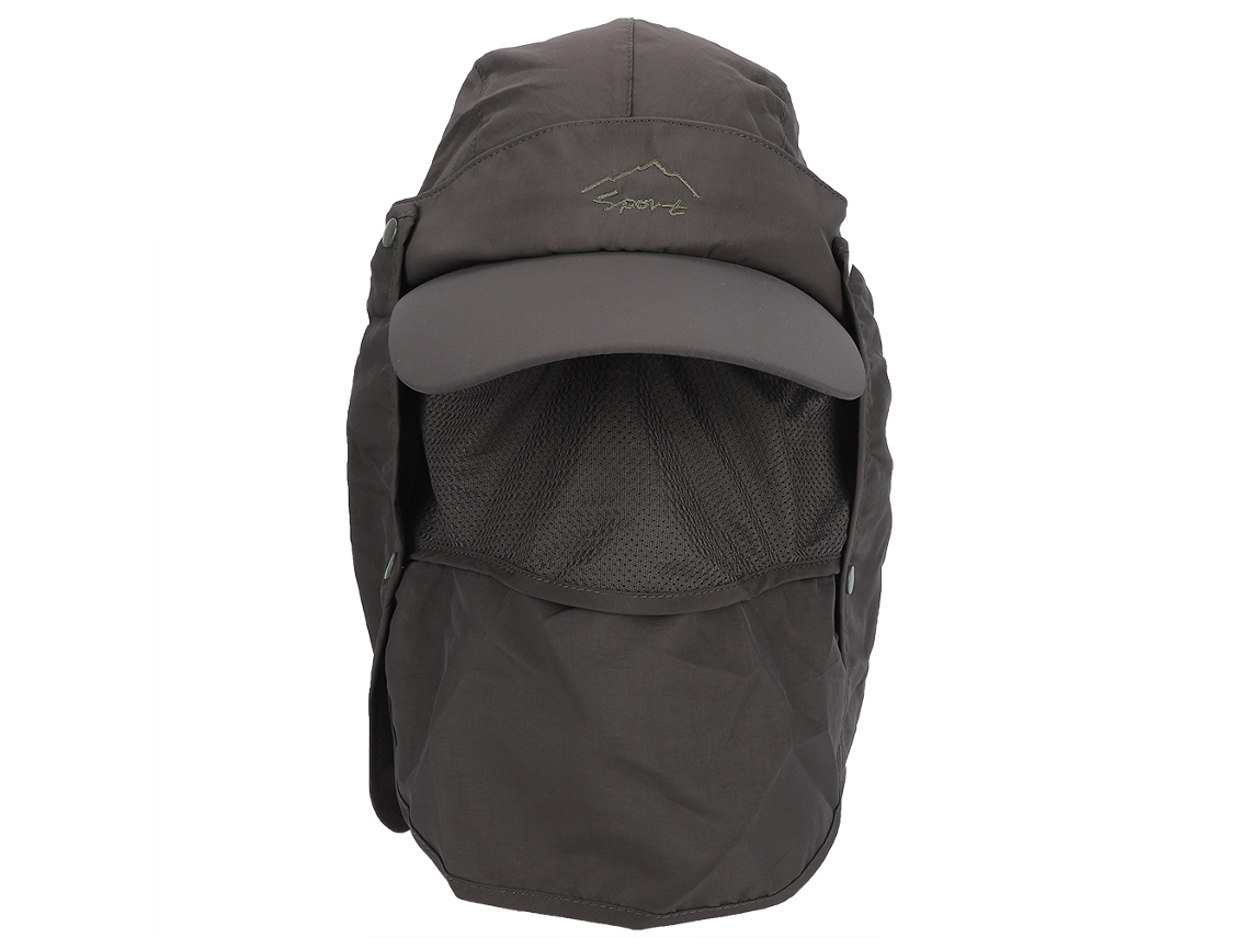 Chapéu solar com proteção UV UPF 50+, aba larga, para pesca, viagem, caminhada, jardim, verde militar S/MARCA