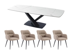 Conjunto Mesa E Cadeiras Malata