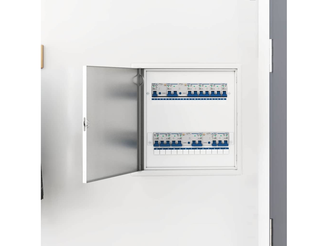 Vidaxl Painel De Acesso Branco 43 X 43 X 3 Cm Aço