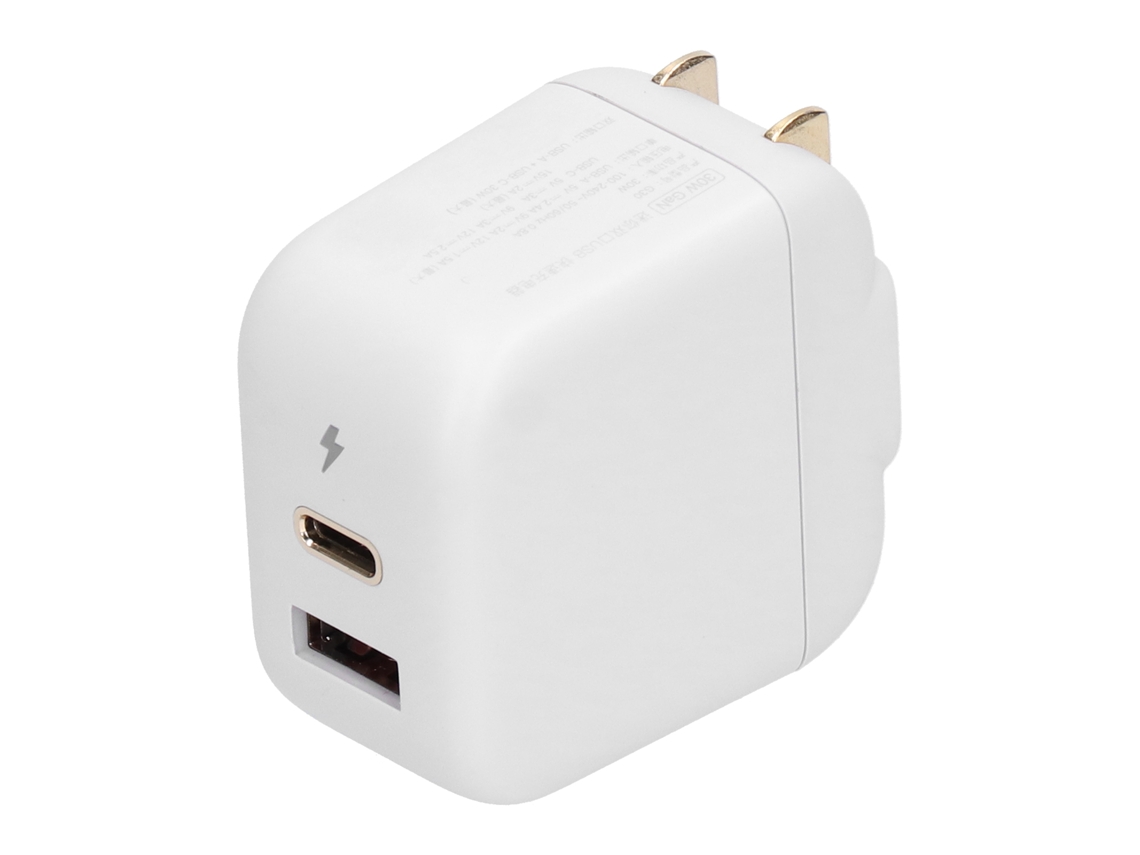 Carregador portátil compacto, rápido e foldable 30W com 2 portas e carregamento eficiente LAXISCREED