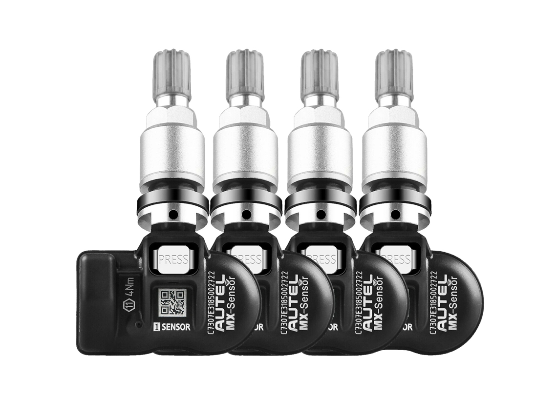 Sensor Tpms, Compatibilidade Universal, Programação Sem Fio, 4 Pcs Metal
