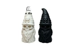 Laxiscreed Decoração De Halloween E Natal Com Esqueleto E Gnomo 3d Para Escritório