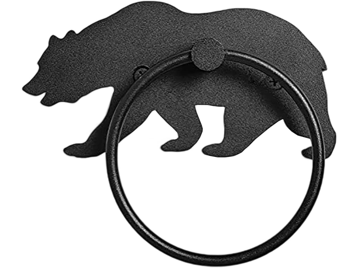 Toalha De Mão Decorativa Em Formato Urso, Porta Toalhas Para Banheiro, Mesa, Quarto E Cozinha