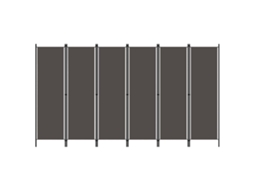 Room Divider, Room Dividers Vidaxl Antracite Tecido (n/a)