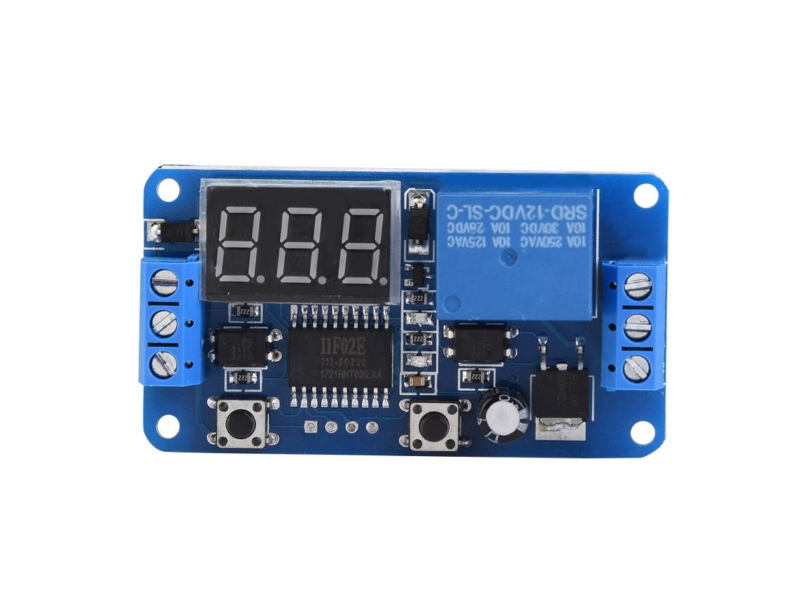 Módulo de Controle de Relé com Timer Digital S/MARCA