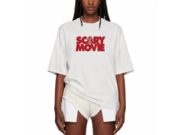 Rockinstone Scary Movie Logo White T-shirt Size:s