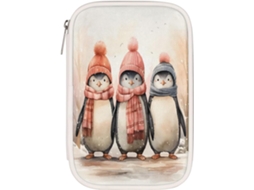 Este Pinguim Com Compartimentos Lápis, Mulheres Ideais, Homens E Estudantes Universitários