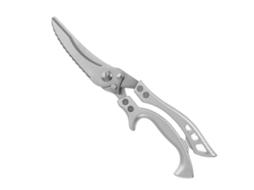 Lurelia Tesoura Aves Aço Inoxidável Com Mola 5 X 2 Cm Vermelho Frango Peixe Carne