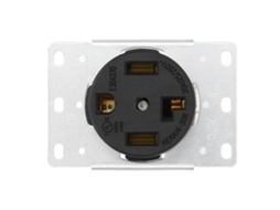 Laxiscreed Conector Feminino Industrial 4 Pinos Para Energia 30a 125v/250v Compatível Com Padrões Us