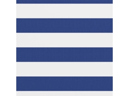 Tela de Varanda 90x400 Cm Tecido Oxford Branco e Azul MAISON EXCLUSIVE