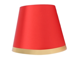 Abajur de mesa moderno europeu em tecido para luminária de chão E27, decoração para casa, vermelho, modelo 2026 (Px134).