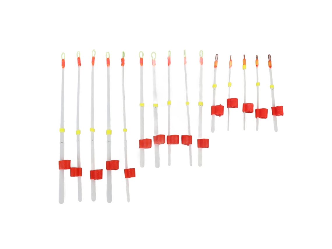 Ponta de Vara de Pesca no Gelo 7 14cm 15pcs