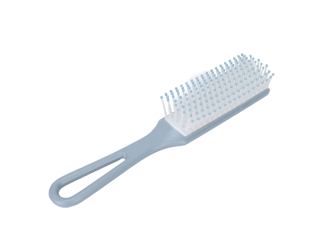 2026 cepillo Desenredante Portátil para Pelo com Massagem Arejada Resistente a Deslizamentos e Buraco para Pendurar Azul