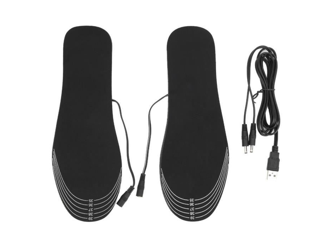 Almofada de aquecimento de sapato Fdit Inverno USB palmilha elétrica aquecida almofada de aquecimento lavável FDIT