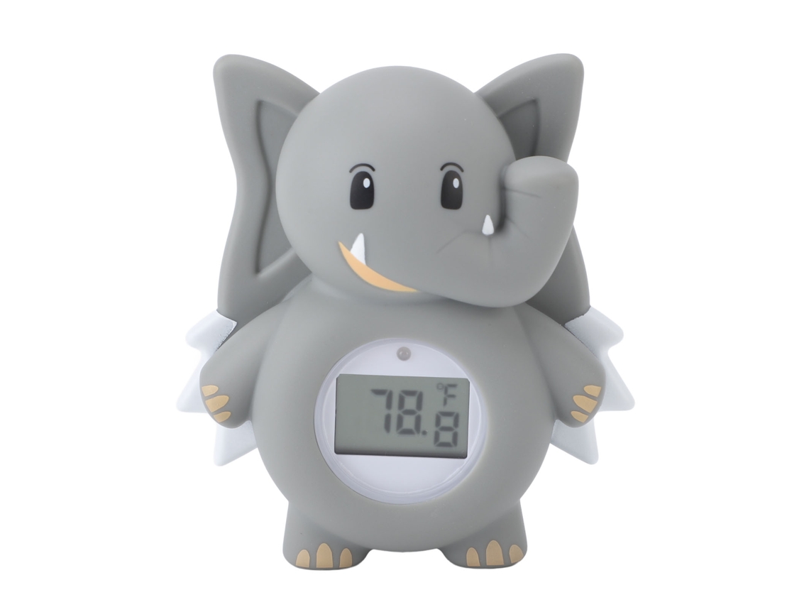 Primeiro termômetro de banho para bebês com sensor de alta precisão para medir a temperatura da água do banho.