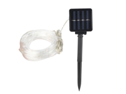 2026 luz Solar de Corda 7m 50leds Impermeável para Exterior Jardim Decoração Luz Branca