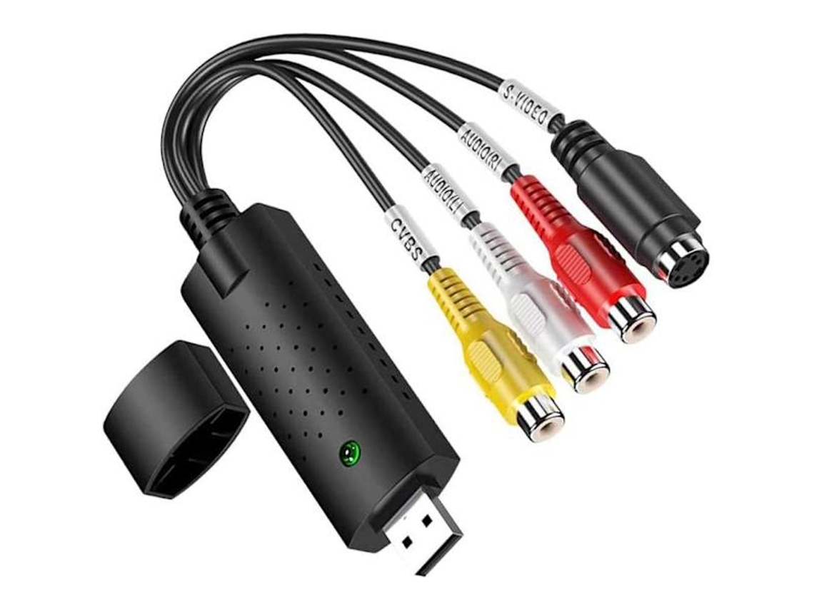 Adaptador Conversor De Dvd Para Windows 10, Placa De Captura De Vídeo E Áudio, Dispositivo De Gravação Compatível Com Windows 10, Aquaforge