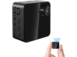 Mini Spy Camera 1080p/4k Hd Sem Fio Bebês Visão Noturna Detecção Movimento Visualização Remota Casa Preto Yizhood
