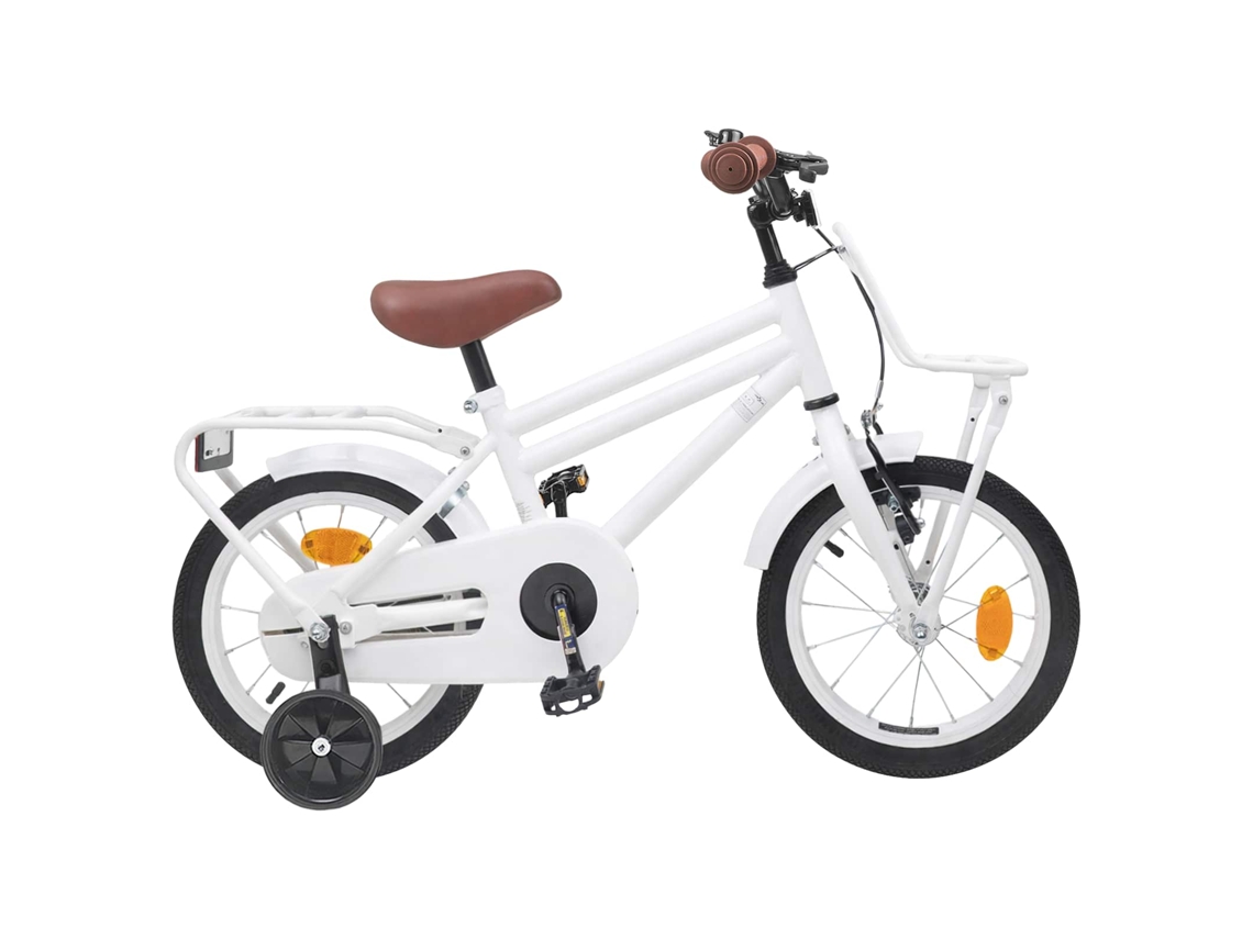 Vidaxl Bicicleta Infantil 14 Polegadas Para 3 A 5 Anos Branco
