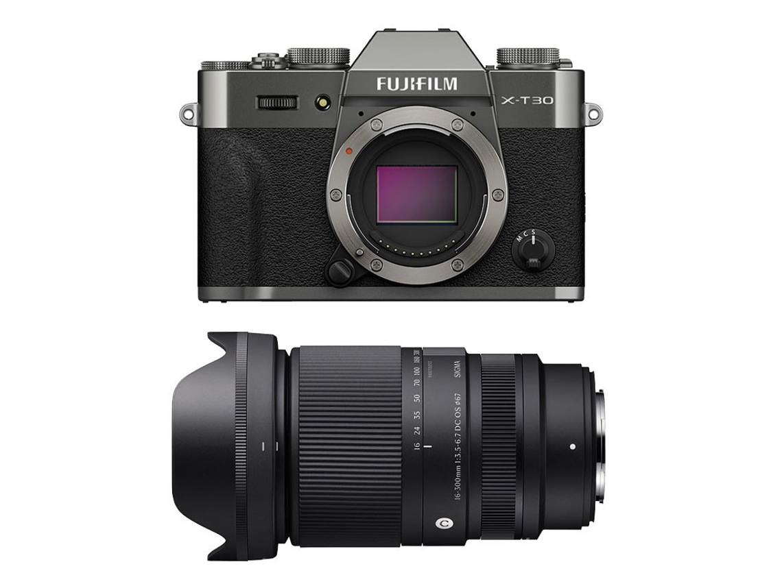Fujifilm X-t30 Iii Antracite + Lente Sigma 16-300 F/3.5-6.7 Dc Os Contemporary