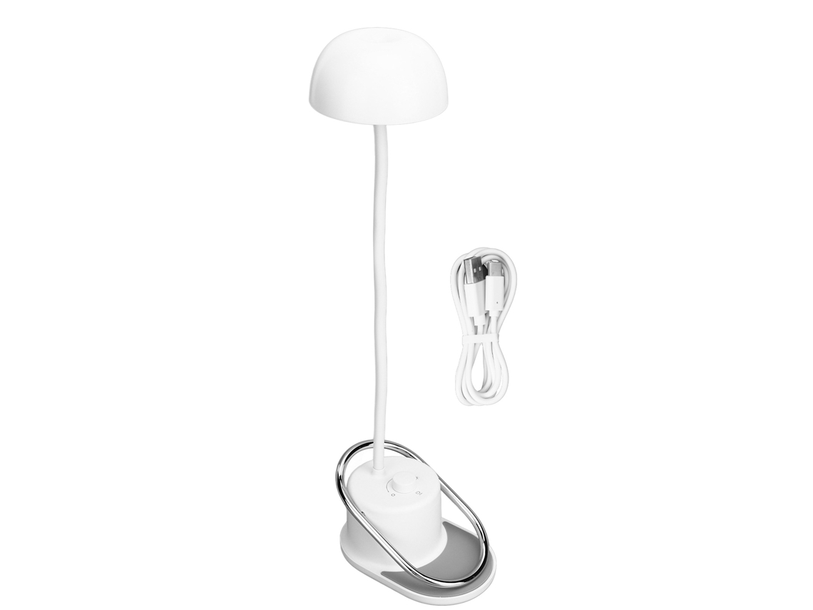 Lâmpada de Leitura Led Usb Recarregável Clip Controle Toque Luz Proteção Ocular | S/MARCA