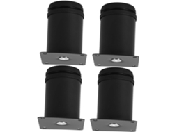 Gatuida Conjunto De 4 Pés Ajustáveis Em Aço Inoxidável Para Móveis, Móveis De Exterior E Armários
