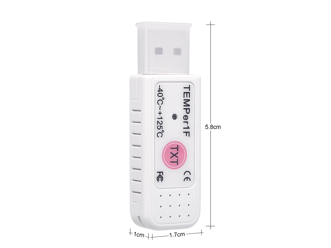 Pcsensor Temper1f Termômetro Higrômetro Usb Data Logger Para Pc Notebook