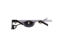Régua De Combinação Caliper Protetor Ângulo Medição Madeira Inox 300mm Ferramenta Multifuncional