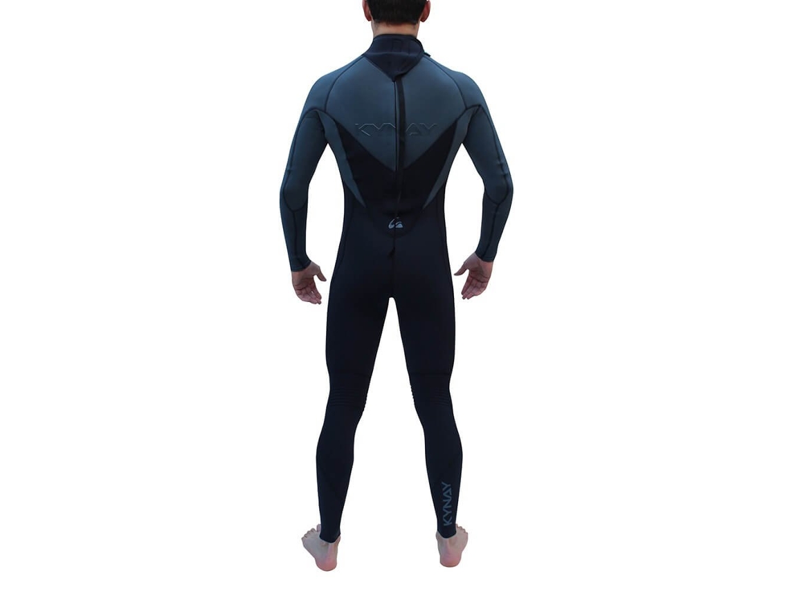 Fato Neoprene Manga Comprida Zip Tórax Surf Ultra Stretch Preto Mkynay