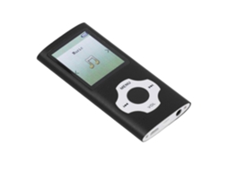 Leitor de MP3/MP4 de 128 GB, tela HiFi de 1,8" colorida da Songelon, expansível para amantes da música (preto)