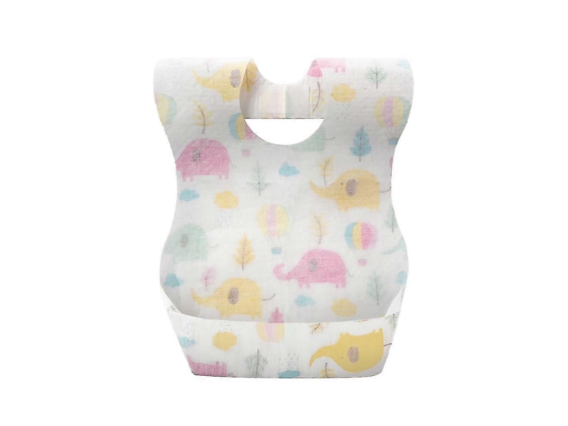 Pacote Com 50 Babadores Descartáveis ​​para Bebês A Partir De 6 Meses, Com Tripla Camada De Proteção. Ideais Para Meninos E Meninas.