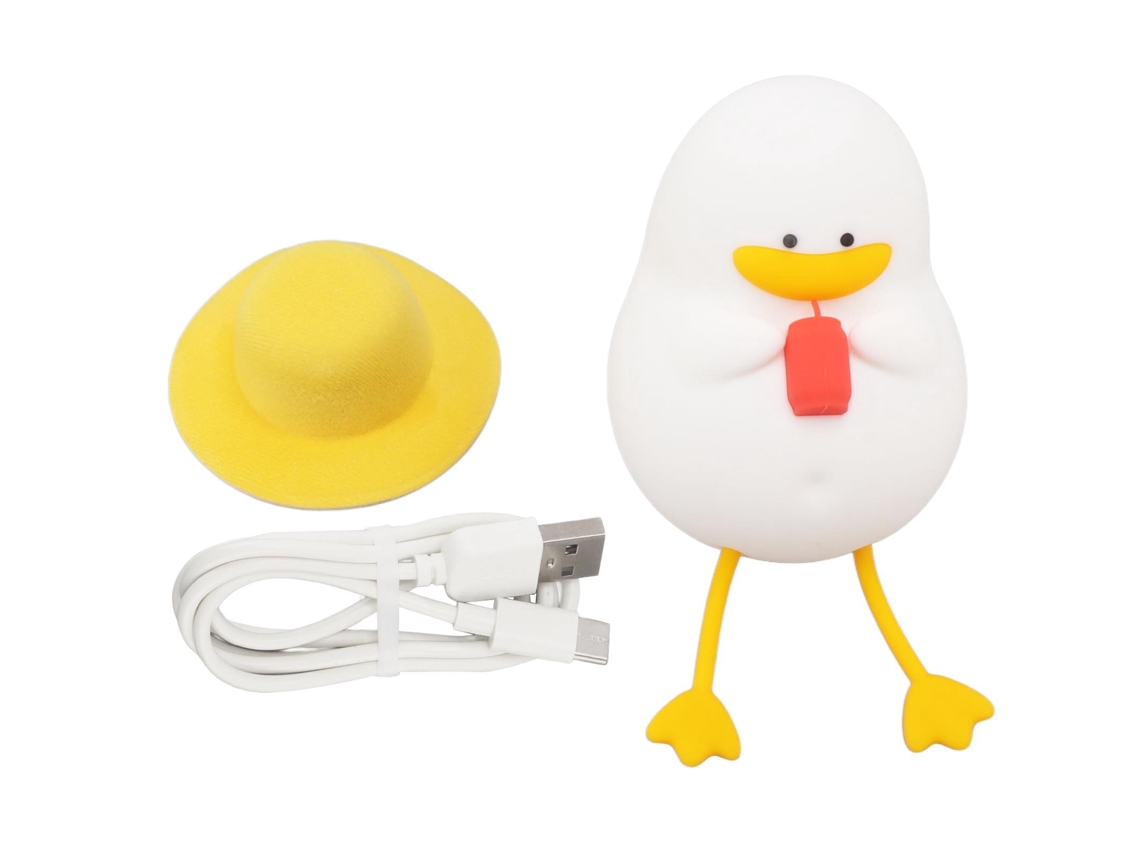 Luz Led Usb Noite Patinho Fofo para Crianças Worten
