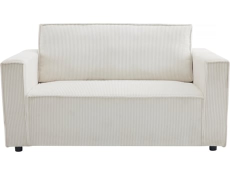 Sofá Convertible Recto De Pana 2 Asientos Beige Palozi Home