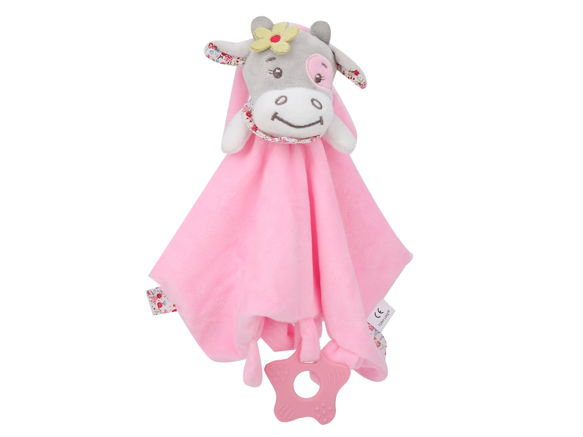 2026altiro Manta de Seguridad para Bebé com Peluche Suave e Dienteador Brinquedo Consolador Infantil