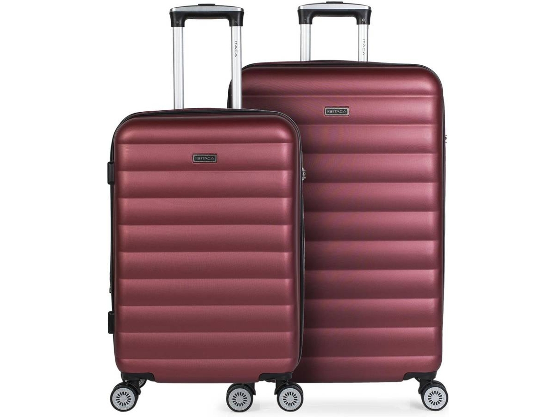 Conjunto de Malas de Viagem ITACA ABS Extensível Vermelho (170 L)