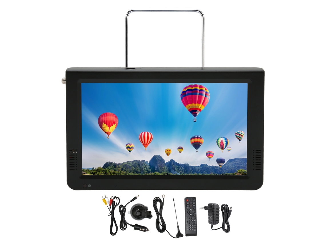 Tv Digital Portátil de 10 Polegadas Bateria Recarregável 1800mah EOOCOO
