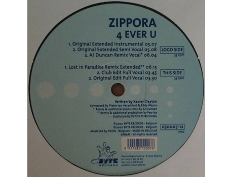 4 Ever U, Zippora Byte Records