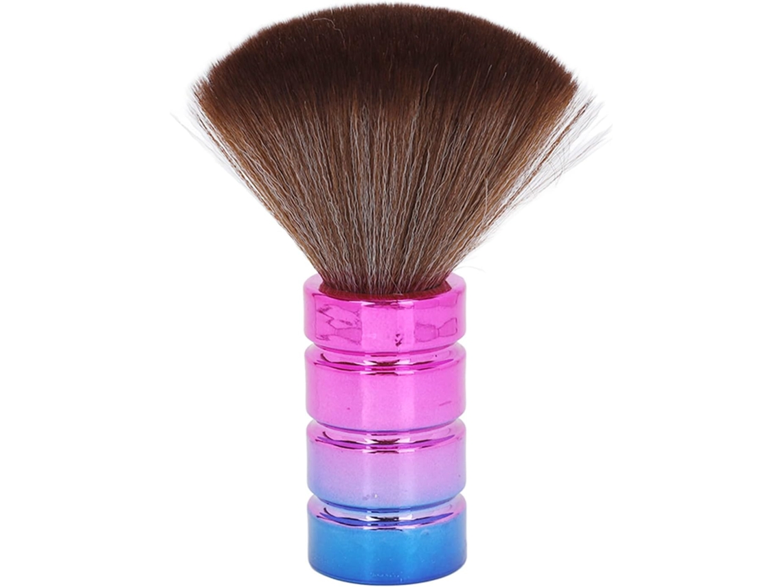 Escova Profissional Para Pescoço, Feita De Nylon Macio, Banhada A Ouro, Com Cabo Ergonômico, Ideal Para Barbeiros