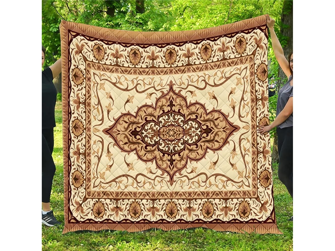 Colcha Acolchoada Fansu Capa de Cama Cobertor para Ar Condicionado Edredom Conjunto Estampada Sofá com Criança