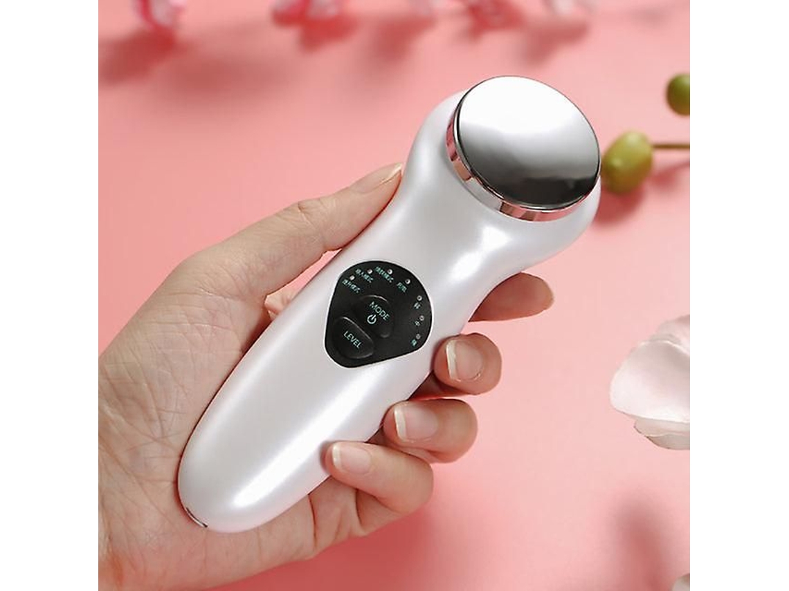 Masajeador Facial 5 em 1 Dispositivos de Estiramento Rf Microcorrente Rejuvenescimento da Pele F Acial Terapia Luz Dispositiv GOKOCO
