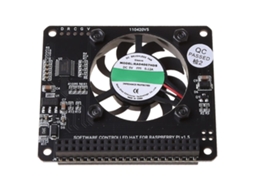 65x57mm Chapéu Rgb Cooling Chapéu Com Ventilador Para Raspberry Pi 4b/3b/3b