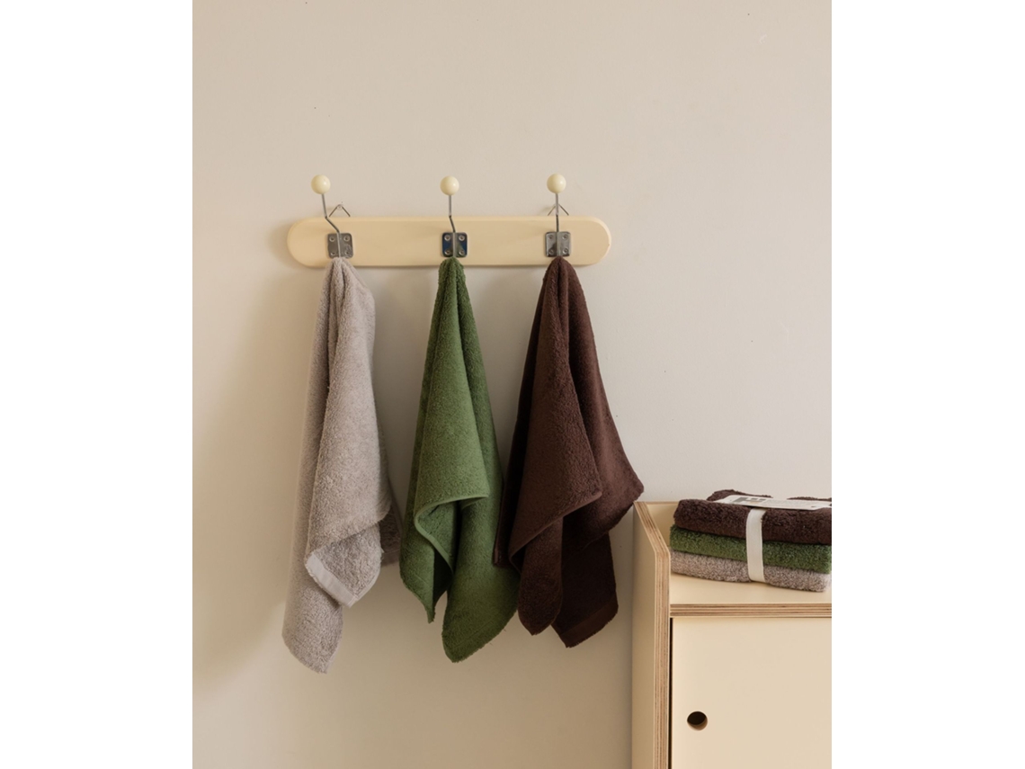 Conjunto de 3 Toalhas de Banho Unissex Macias e Absorventes para Uso Doméstico BRILVIBERA