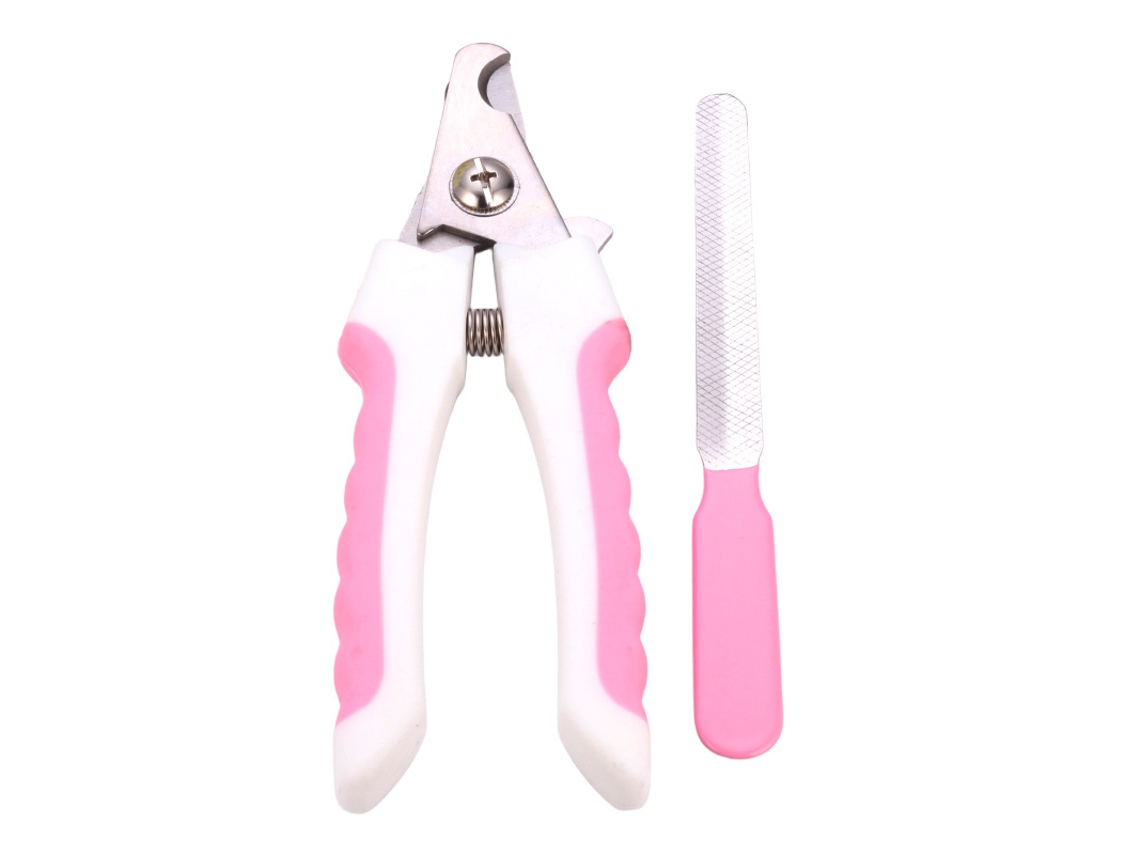 Aparador Unhas Pet Lixa Rosa