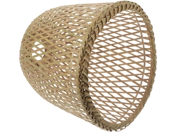 Luminária de Teto Suspensa de Bambu Trançado À Mão, 24 Cm, para Sala de Jantar, Estilo Rústico Natural. SFUSHOS