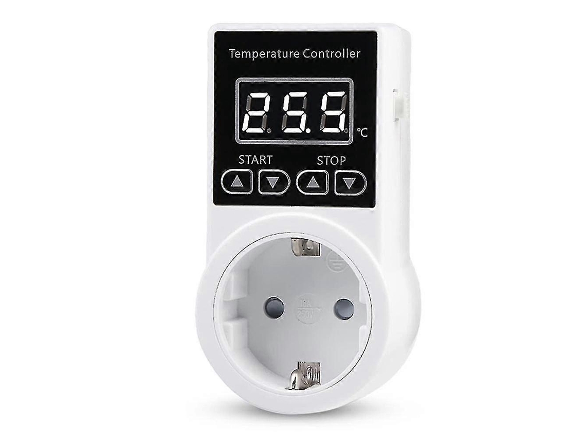1 Tomada Termostática Com Sensor, Tomada Com Controle Digital De Temperatura, À Prova D'água