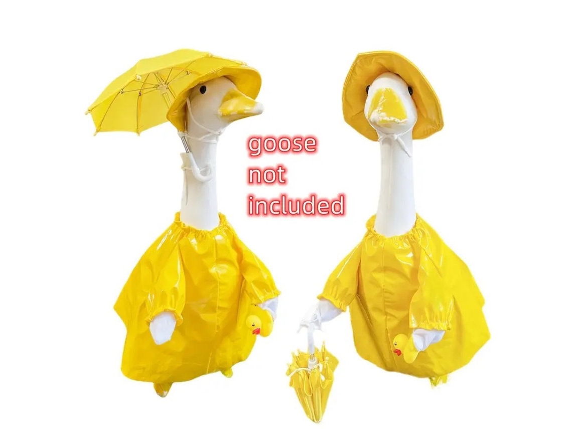 Laxiscreed Conjunto De Roupa De Pato Em Tecido Impermeável Para Festas E Jardim, 23 Polegadas