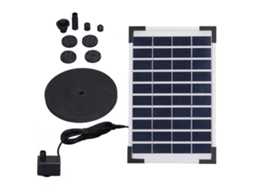 Kit de fonte solar flutuante 10V 5W bomba de água para jardins piscinas aquários peixes