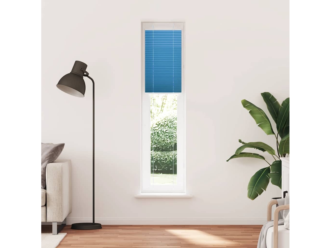 Plissado Cego Azul 40x200 Cm Largura Tecido 39,4 Cm Poliéster MAISON EXCLUSIVE