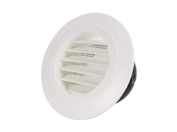 Grelha De Ventilação Com Proteção, Abs, Branca