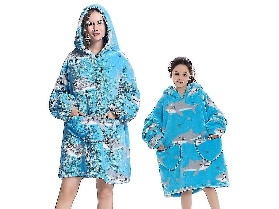 Manta Sherpa Fasst com Capuz para Menina e Família
